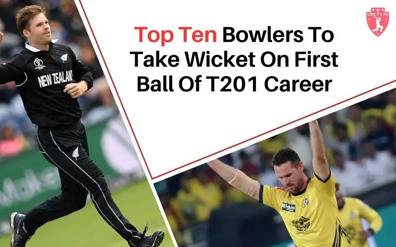 Top Ten Bowlers To Take Wicket On First Ball Of T201 Career