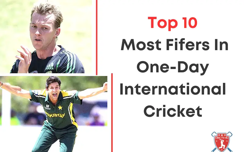 Top 10 most fifers in one day international cricket