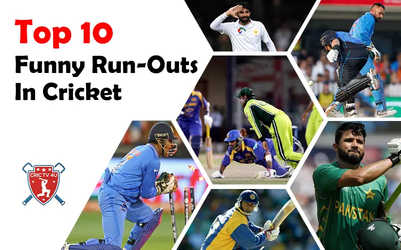 Top 10 Funny Run-Outs In Cricket - Crictv4u