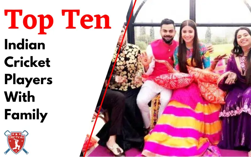Top 10 indian cricket players with family